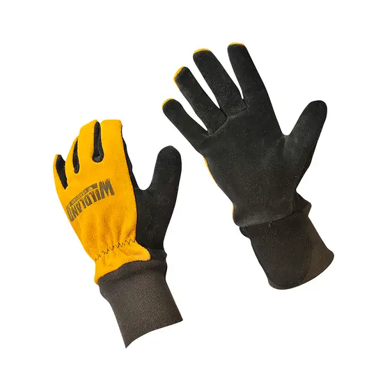 Guantes de bombero y brigadista forestal de color negro y amarillo Veridian